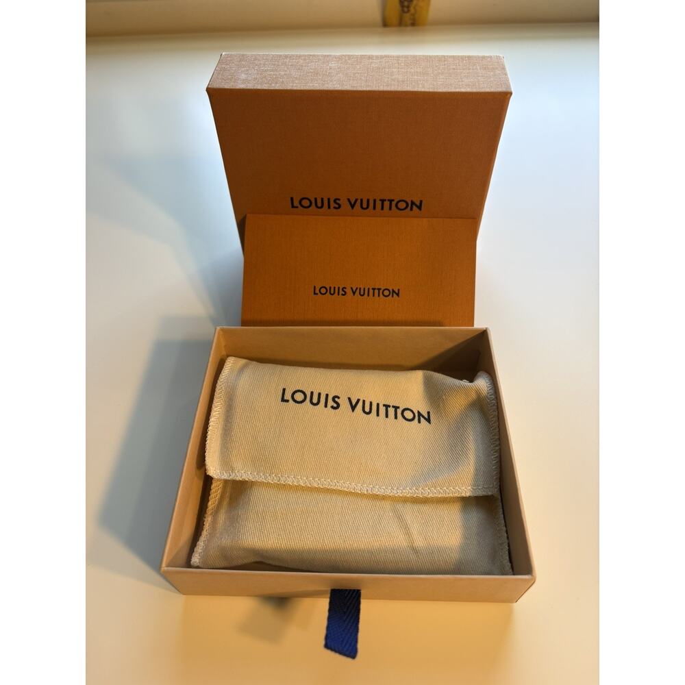 Louis Vuitton Men Slender Wallet Monogram Eclipse M62294 OPEN BOX 100% AUTHENTIC - Picture 3 of 6